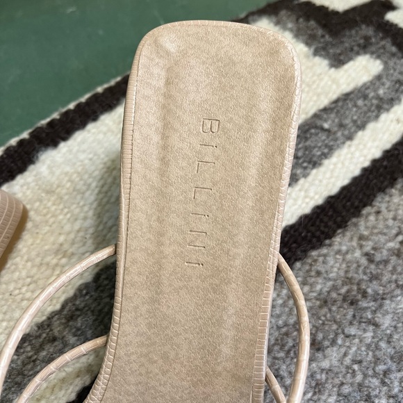 🏖️SALE!🏖️ NIB Billini Nude Lizard Hessa Sandals from Hello Molly Size 9 - Picture 8 of 9
